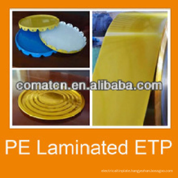 high quality laminated tinplate MR T2-T3 BA for metal cans from Comat Metal